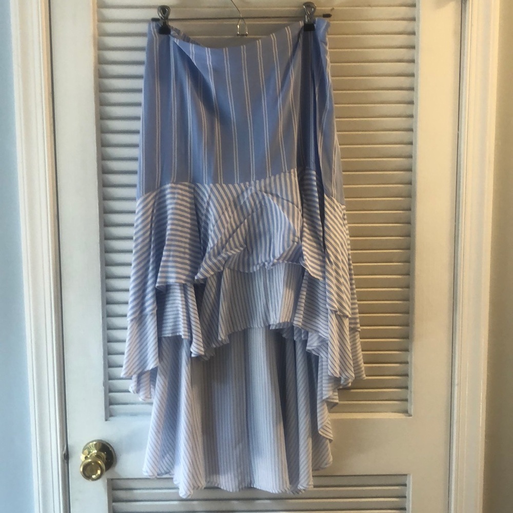 OneHart high-low stripped skirt. Size XL